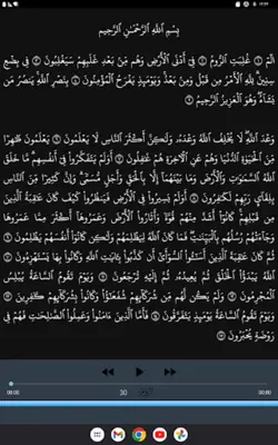 Abdulbasit Quran Tajweed 3/3 android App screenshot 4